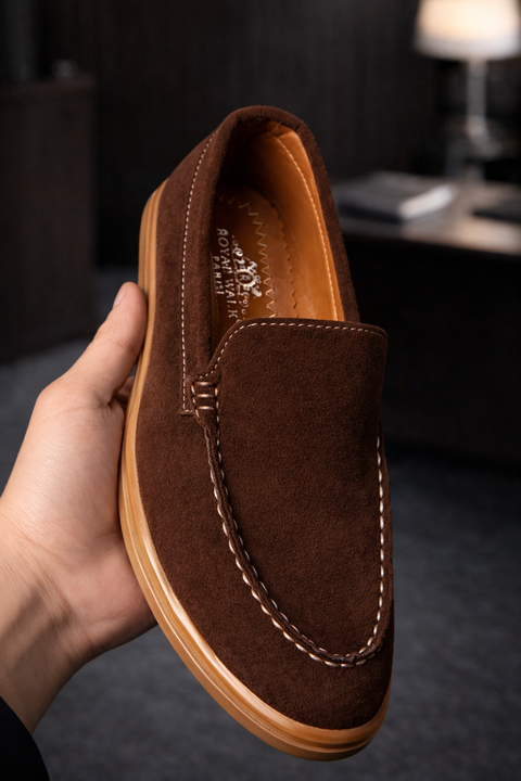 VEXONE Suede Loafers – Premium Formal Slip-On